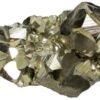 Natural Peru Pyrite Original Cluster Geodes for Willpower Success Wealth Manifestation Stone to Attract Money (30 Grams + to 200 Grams + Approx.)