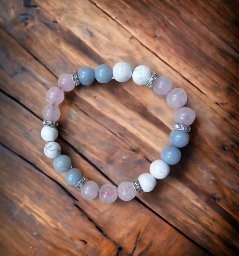 Divinity Healing Crystals Zodiac Natural Crystal Leo Sun Sign ???? ???? Certified Unisex Bracelet Original Natural 8 mm Stone Beads with Palo Santo Smudge