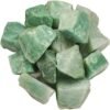 Natural Healing crystal Green Aventurine Raw Rough Stones. Weight : 200 Grams | Pack of 4 to 8 Beautiful Natural Healing crystal Raw Stones | Hand Picked and Cleaned