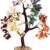Seven Chakra Crystal Tree - Decorative Item for Home Decor Showpieces for Good Luck Money Crystal Tree Gift Items Room Decor Wedding Gift Standard Size - Multicolor, 1 Piece