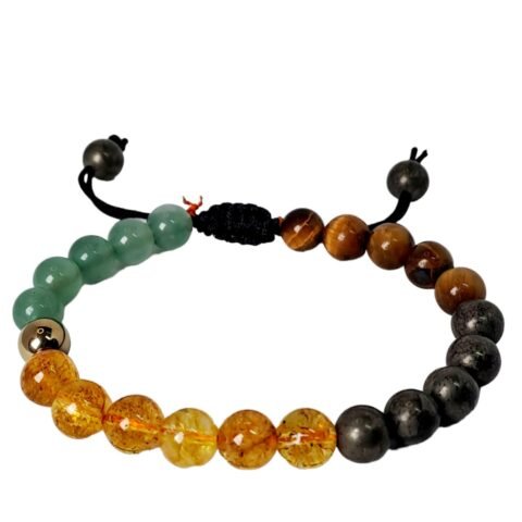 Divinity Natural Pure Certified Unisex Bracelet Super AAA Quality for Healing Meditation Success and Abundance (Money Magnet)
