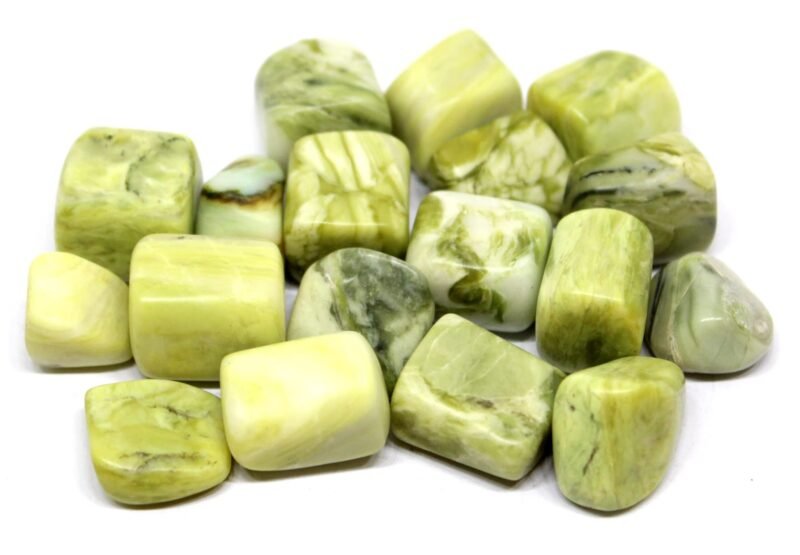 Serpentine Natural Healing Crystal Tumble Stone (Value Pack of 2 AAA Grade Natural Tumbles)