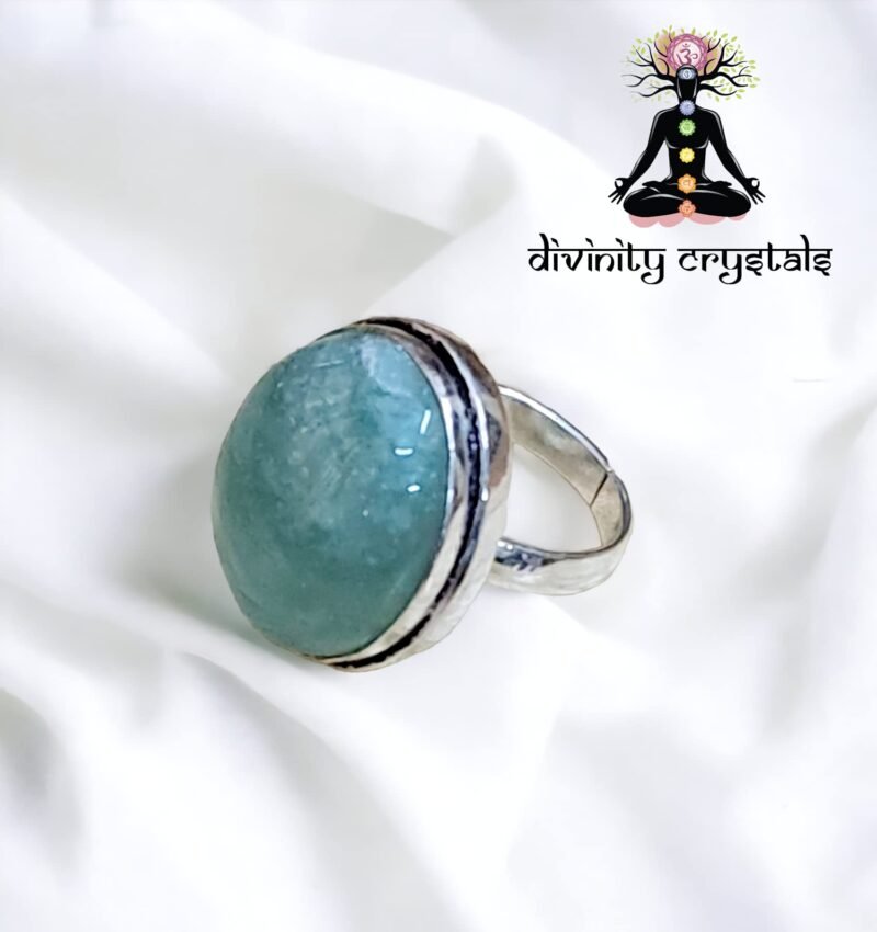 Divine Certified Green Aventurine Adjustable Crystal Ring for Abundance, Prosperity, Self Love, Wealth and Protection - Image 6