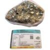 Divine Spirituals Natural Golden Peru Pyrite Stone Original Cluster - High Energy Natural Iron Pyrite Rock Reiki Crystal for Manifestation to Attract Wealth & Abundance