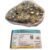 Divine Spirituals Natural Golden Peru Pyrite Stone Original Cluster - High Energy Natural Iron Pyrite Rock Reiki Crystal for Manifestation to Attract Wealth & Abundance
