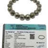 Pyrite Stone Original Certified Stone Diamond Cut Unisex 10 mm Faceted Strechable Band Bracelet for Wealth Prosperity Good Luck and Success