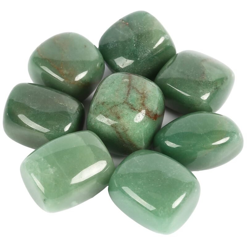 Divinity Original Crystal Tumble GemStone For Manifestation, Abundance , Healing and Meditation (Green Aventurine)