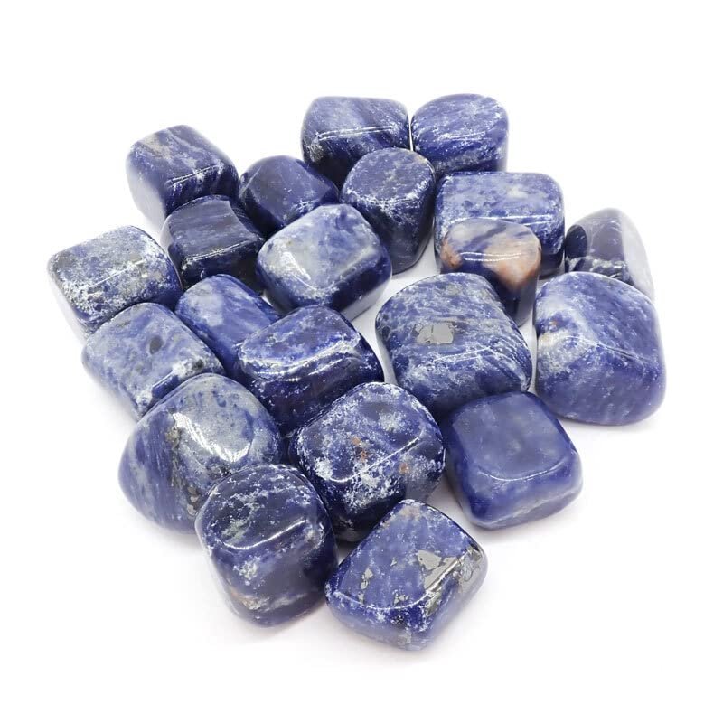 Divinity Original Crystal Tumble GemStone For Manifestation, Abundance , Healing and Meditation (Sodalite)