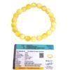 Natural Yellow Calcite Bracelet Lab Certified AAA Grade 8mm Stretchable Original Real Crystal Bracelet For Solar Plexus Chakra, Positivity and Abundance