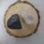 Hematite and Clear Quartz AAA Grade Raw Natural Crystal Combo with Wooden Natural Bark Coaster for Healing, Meditation and Manifestation