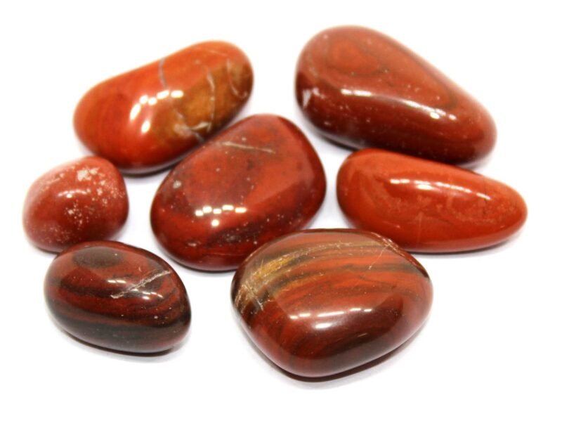Red Jasper Natural Healing Crystal Tumble Stone (Value Pack of 2 AAA Grade Natural Tumbles)