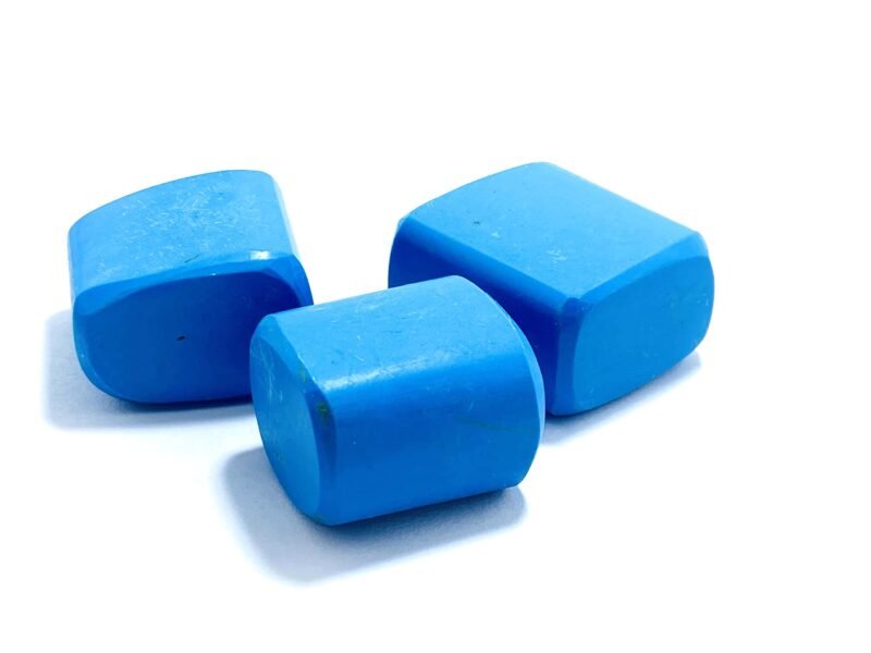 Turquoise Natural Healing Crystal Tumble Stone (Value Pack of 2 AAA Grade Natural Tumbles)
