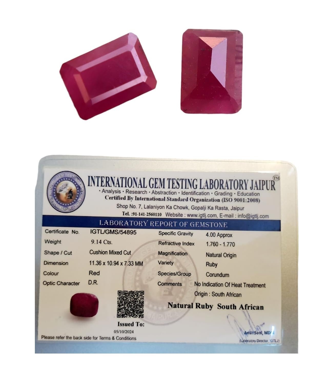 Natural Green Aventurine Gemstone 4 to 6 Carat Exclusive Cut Original Certified Gemstones for Ring Jewellery for Men and Women - For Heart Chakra, Good Forturne and Abundance