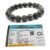 Natural Larvikite Crystal Bracelet Lab Certified 10 mm Semi Precious Gemstone Unisex AAA Grade Premium Stretchable Band Bracelet for Healing Meditation and Manifestation