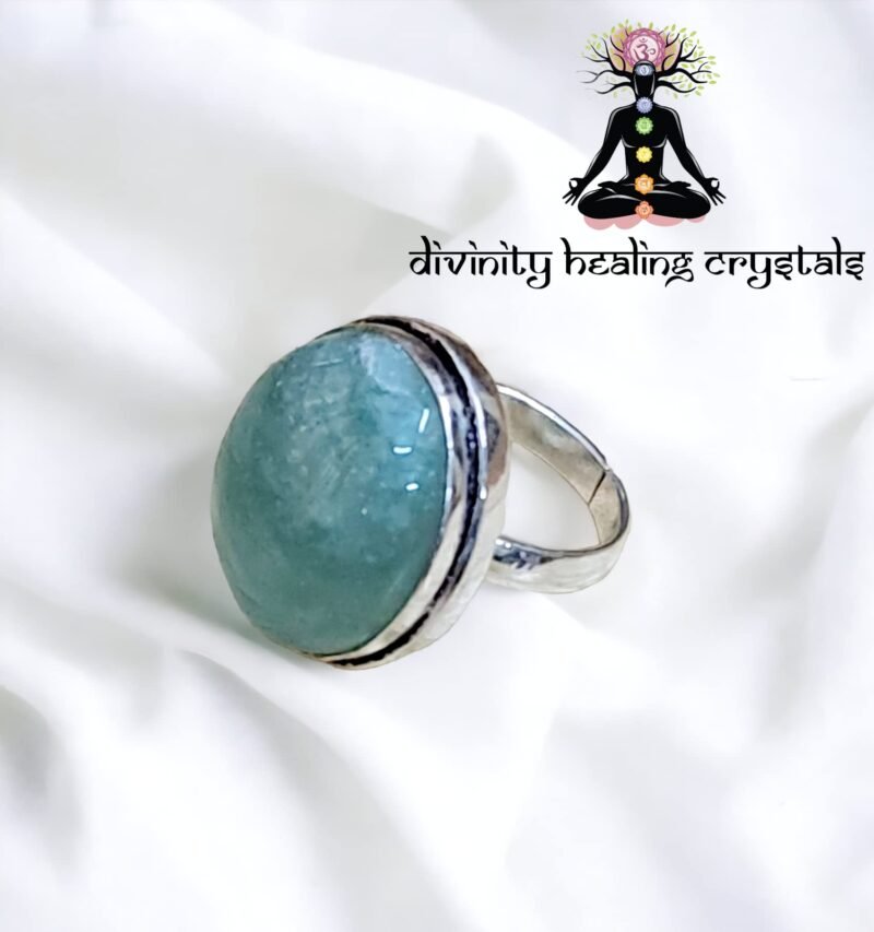 Divine Certified Green Aventuring Adjustable Crystal Ring for Abundance, Prosperity, Self Love, Wealth and Protection - Image 5