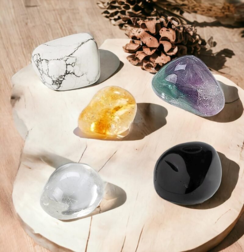 Zodiac Natural Crystal Tumble Set Sagittarius Zodiac Sun Sign Premium Birthstone Gemstone Tumble Crystal Kit for Healing Meditation Financial Abundance and Good Luck - Image 9