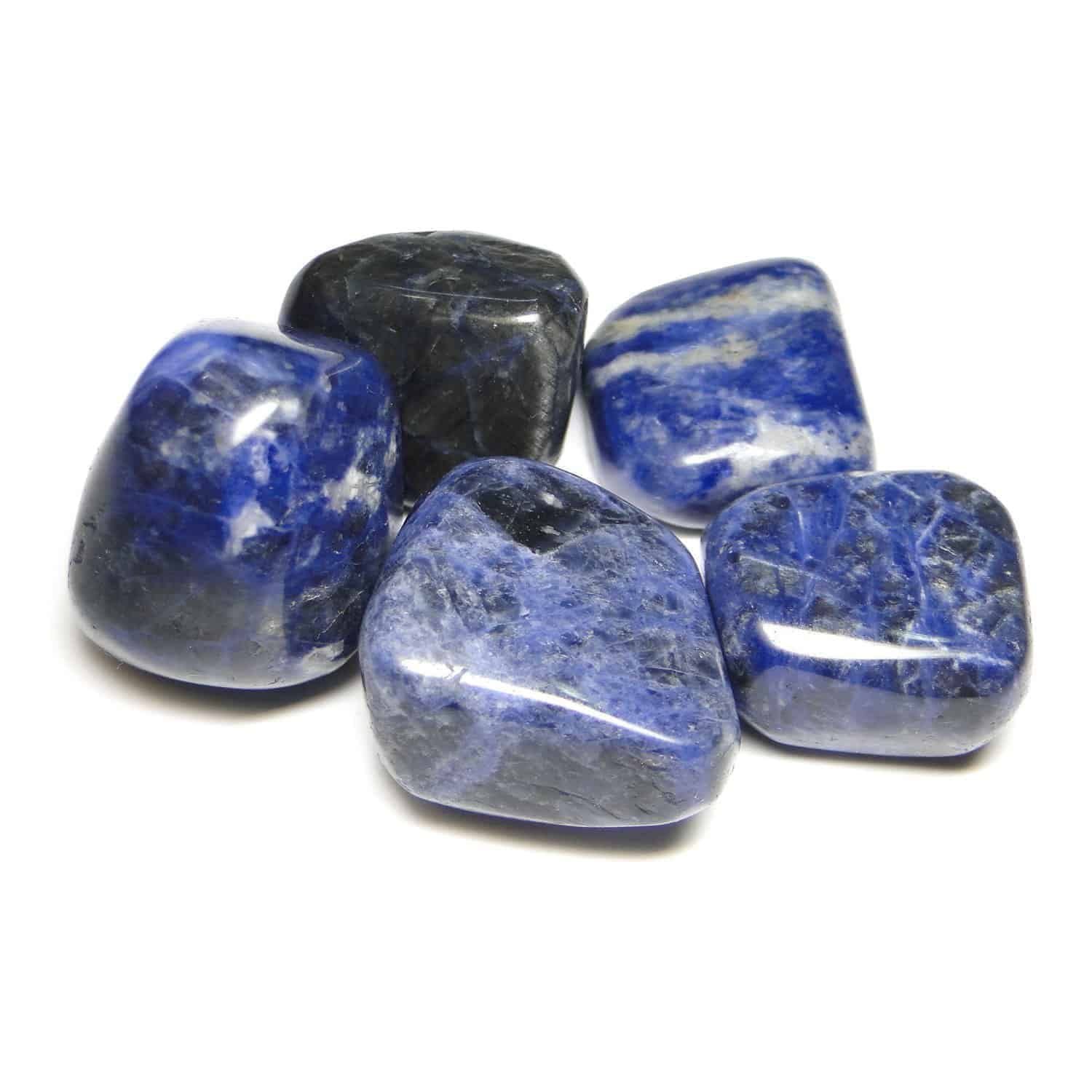 Divinity Original Crystal Tumble GemStone For Manifestation, Abundance , Healing and Meditation (Sodalite)