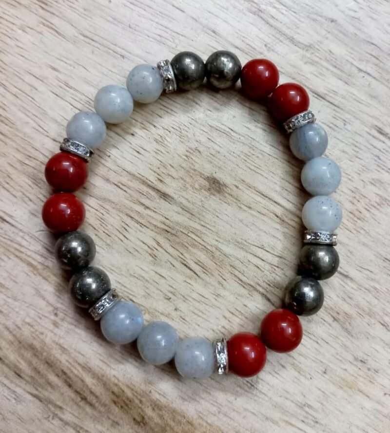 Divinity Healing Crystals Zodiac Natural Crystal Gemini Sun Sign ????? ???? Certified Unisex Bracelet Original Natural 8 mm Stone Beads with Palo Santo Smudge - Image 8