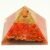 Natural Red Jasper Orgone Pyramid Vastu for Home Study Table Office Desk Reiki Feng Shui Reiki Symbol Crystal Showpieces for Home Decor Education Gifts