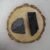 Hematite and Black Tourmaline AAA Grade Raw Natural Crystal Combo with Wooden Natural Bark Coaster for Healing, Meditation and Manifestation
