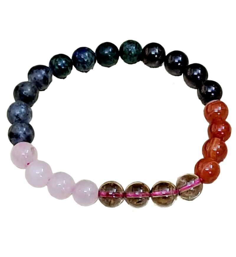 Divinity Healing Crystals Zodiac Natural Crystal Capricorn Sun Sign ??? ?????Certified Unisex Bracelet Original Natural 8 mm Stone Beads with Palo Santo Smudge