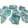 Natural Healing Aqua Blue Obsidian AAA Grade Raw Natural Healing Crytal Crystal Stone for Healing and Meditation 200 Grams - Pack of 4 to 8 Beautiful Crystals