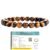 Natural Tiger Eye Bracelet Lab Certified Unisex AAA Grade 8mm Stretchable Original Real Crystal Bracelet For Abundance, Manifestation, Strength & Solar Plexus Chakra