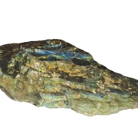 Divinity Big Labradorite Natural and Pure Stone 730 Grams Big Rock Lab Certified - The Powerful Protector - For activisation of Third Eye and Crown Chakra