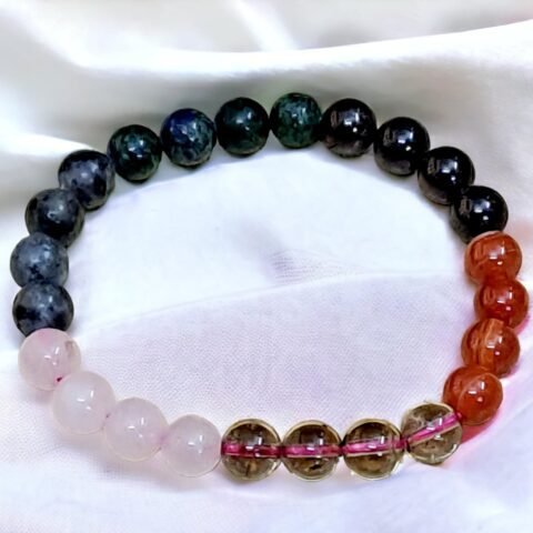 Divinity Healing Crystals Zodiac Natural Crystal Capricorn Sun Sign ??? ?????Certified Unisex Bracelet Original Natural 8 mm Stone Beads with Palo Santo Smudge