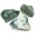 AAA Grade Raw Moss Agate Stones Natural Healing Crystals for Fengshui, Vaastu, Reiki, Chakra Meditation and Abundance with Beautiful Pine Wood Box and Palo Santo Smudge Stick (Moss Agate)