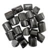 Divine Spirituals Natural Tumble Stone Crystal Tumble Stone Crystals Gemstones Tumbled Pebble Stones for Reiki Healing - Set of 2 -Black Tourmaline Stone