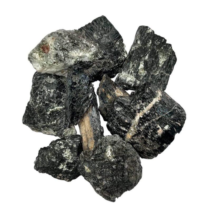 Divinity Healing Crystals Natural Crystal Raw Stones Original Rough Raw Gemstone AAA+ Premium Grade Rock Raw Gemstone (Black Tourmaline) 250 Grm