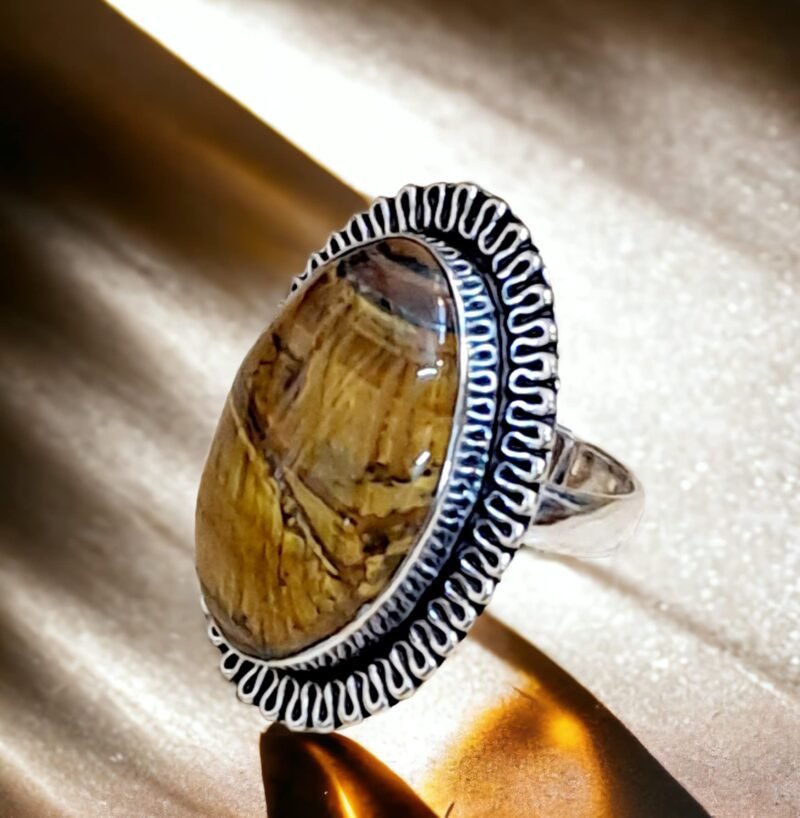 Divine Certified Tiger Eye Crystal Ring for Abundance, Prosperity, Self Love, Wealth Will Power and Protection - Image 6