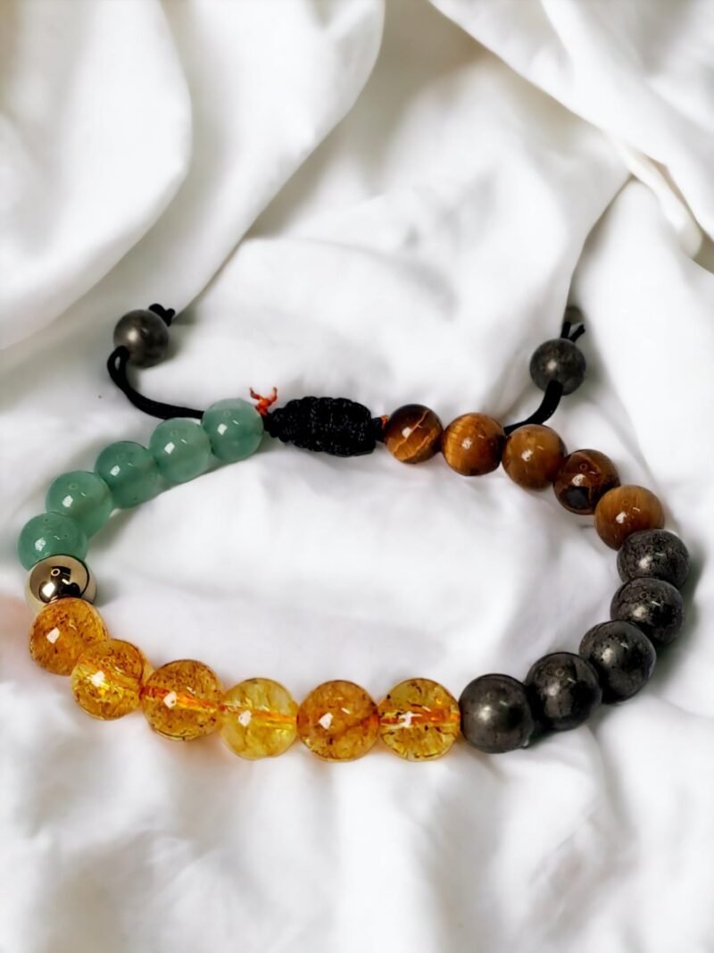 Divinity Natural Pure Certified Unisex Bracelet Super AAA Quality for Healing Meditation Success and Abundance (Money Magnet)