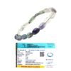 Natural Multi Fluorite Bracelet AAA Grade Certified Pebble Oval Shape Unisex Real Crystal Bracelet for Clarity, Focus, & Emotional Balance