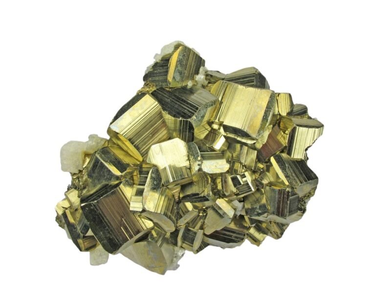 Divine Spirituals Lab Certified AAA Grade Peru Pyrite Original Cluster Geodes for Willpower Success Wealth Manifestation Stone to Attract Money (10 Grams + to 200 Grams + Approx.)