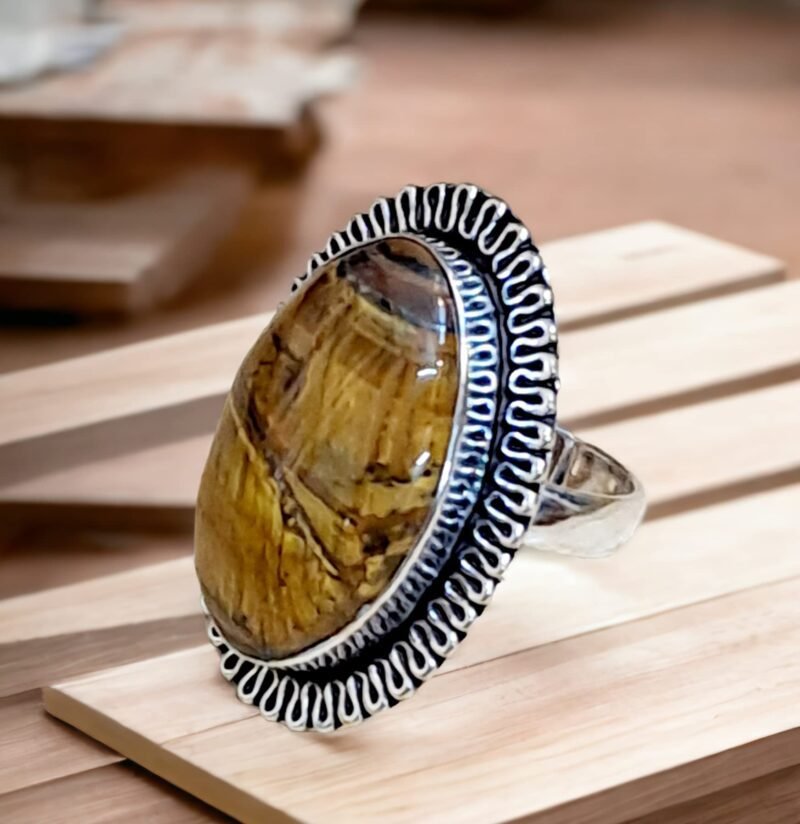 Divine Certified Tiger Eye Crystal Ring for Abundance, Prosperity, Self Love, Wealth Will Power and Protection - Image 8