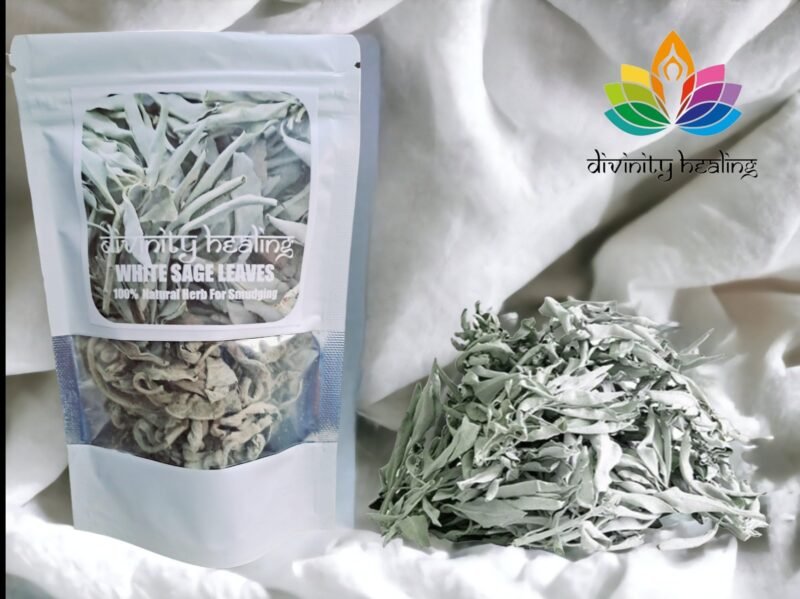 White Sage Leaves | Natural Pure California White Sage Dry Smudge Leaves - for Smudging Ancient Rituals Home Cleansing and Purification, Incense Meditation (75 Grams) - Image 9