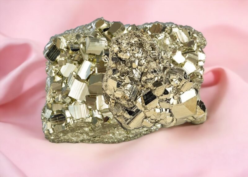 Golden AAA + Grade Premium Pyrite Rock Original Lab Certified Rare Pyrite Cluster Geodes Natural and Pure Money Magnet Crystal Pyrite for Manifesting Financial Abundance and Prosperity - Image 6