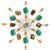 Money Magnet Stones Sacred Grid Kit for Manifesting Financial Abundance, Name and Fame, Business Success - Kit Contains 1 Pyrite, 14 Citrine Points, 6 Tiger Eye Tumbles, 6 Green Aventurine Tumbles