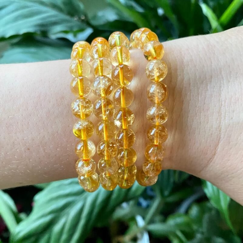 Divinity Natural Pure Citrine Certified Unisex Bracelets Super AAA Quality for Healing Meditation Success and Abundance - Image 8