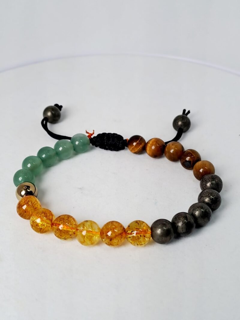 Divinity Natural Pure Certified Unisex Bracelet Super AAA Quality for Healing Meditation Success and Abundance (Money Magnet)