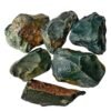 Divinity Healing Crystals Natural Crystal Raw Stones Original Rough Raw Gemstone AAA+ Premium Grade Rock Raw Gemstone (Bloodstone) 250 Grm