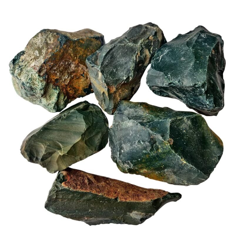 Divinity Healing Crystals Natural Crystal Raw Stones Original Rough Raw Gemstone AAA+ Premium Grade Rock Raw Gemstone (Bloodstone) 250 Grm