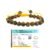 Natural Tiger Eye Thread Bracelet Lab Certified AAA Grade 8mm Adjustable Thread Macrame Unisex Real Crystal Bracelet For Abundance, Manifestation & Solar Plexus Chakra