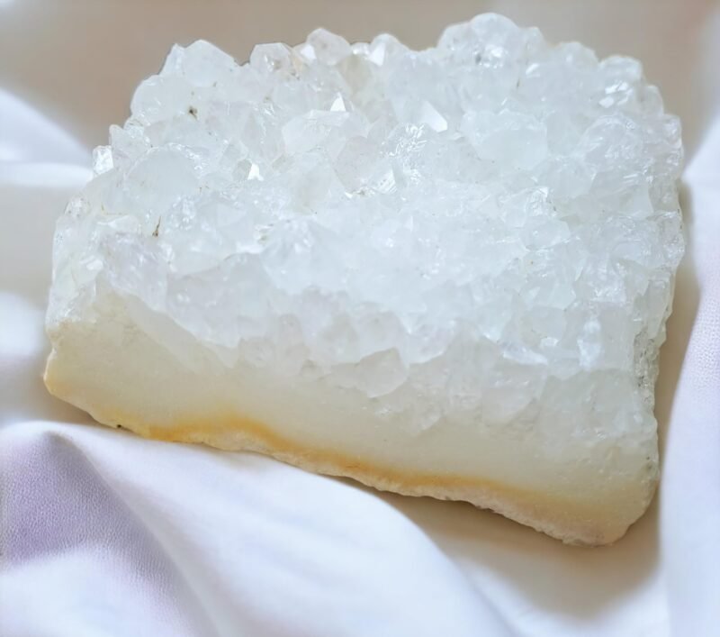 Divine Natural Pure Clear Quartz Crystal Point Medium to Large Cluster Geode Rock for Healing Meditation and Increased Creativity