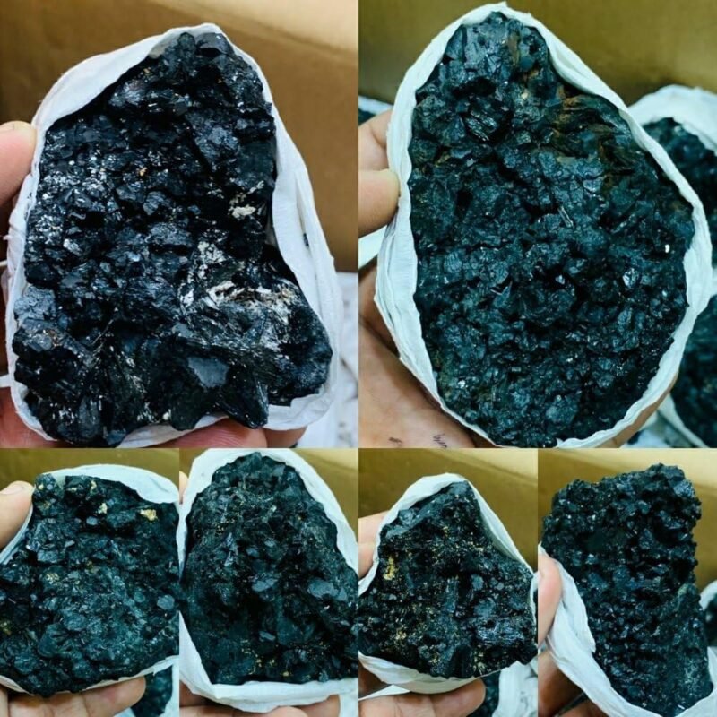 Black Tourmaline Raw AAA Grade Brazilian Gem Testing Lab Certified Clusters for Grounding and Protection | Healing and Meditation - Cleansing off Negative Energy (84 Grams) - Image 5