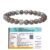Natural Labradorite Bracelet Lab-Certified AAA Grade 8mm Stretchable Original Crystal Bracelet For Third Eye Chakra, Protection, Manifestation & Meditation For Men & Women