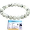 Natural Rainbow Moonstone Bracelet Lab-Certified AAA Grade 8mm Stretchable Original Unisex Bracelet For Crown Chakra, Inner Peace, Manifestation & Healing