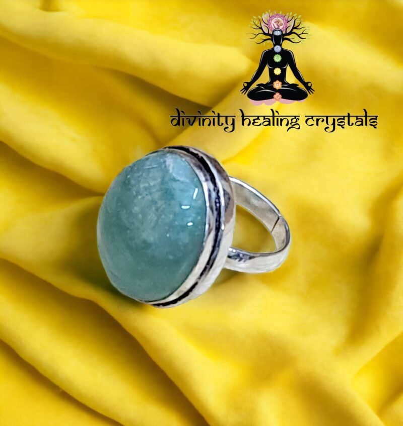 Divine Certified Green Aventuring Adjustable Crystal Ring for Abundance, Prosperity, Self Love, Wealth and Protection - Image 6